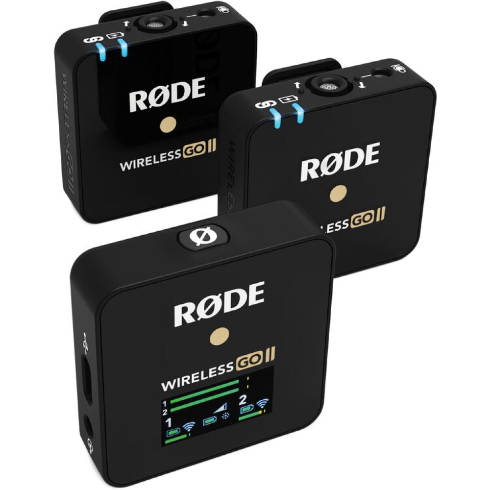 Rode Wireless GO II 2-Person Compact Wireless Microphone System - Equipment Rental 