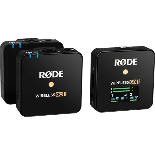 Rode Wireless GO II 2-Person Compact Wireless Microphone System - Apparatuur Verhuur