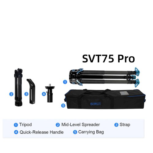 Sirui Video Tripod SVT75 Pro - Equipment Rental