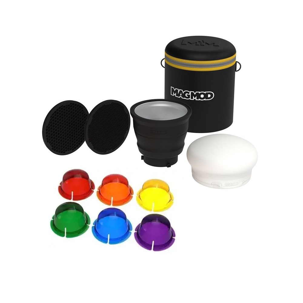 MagMod XL Professional Strobe Kit + Creative Dome Gels Set - Apparatuur Verhuur 