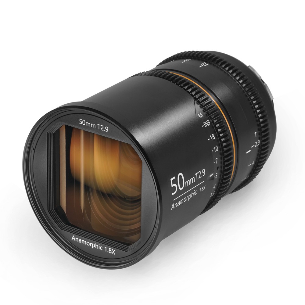 BLAZAR 50mm T2.9 1.8x Anamorphic Lens EF Mount - Amber - Equipment Rental 
