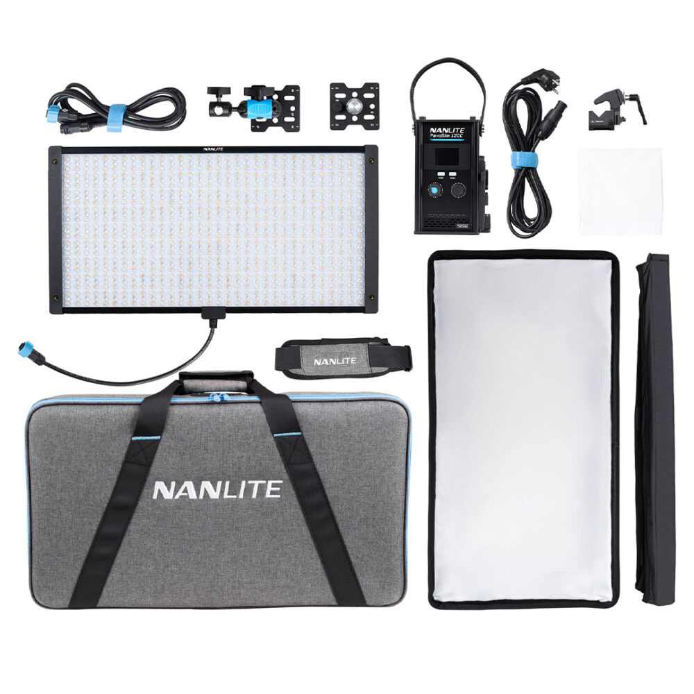 Nanlite PavoSlim 120C 1×1 LED Panel Light RGBWW 2700-6500K