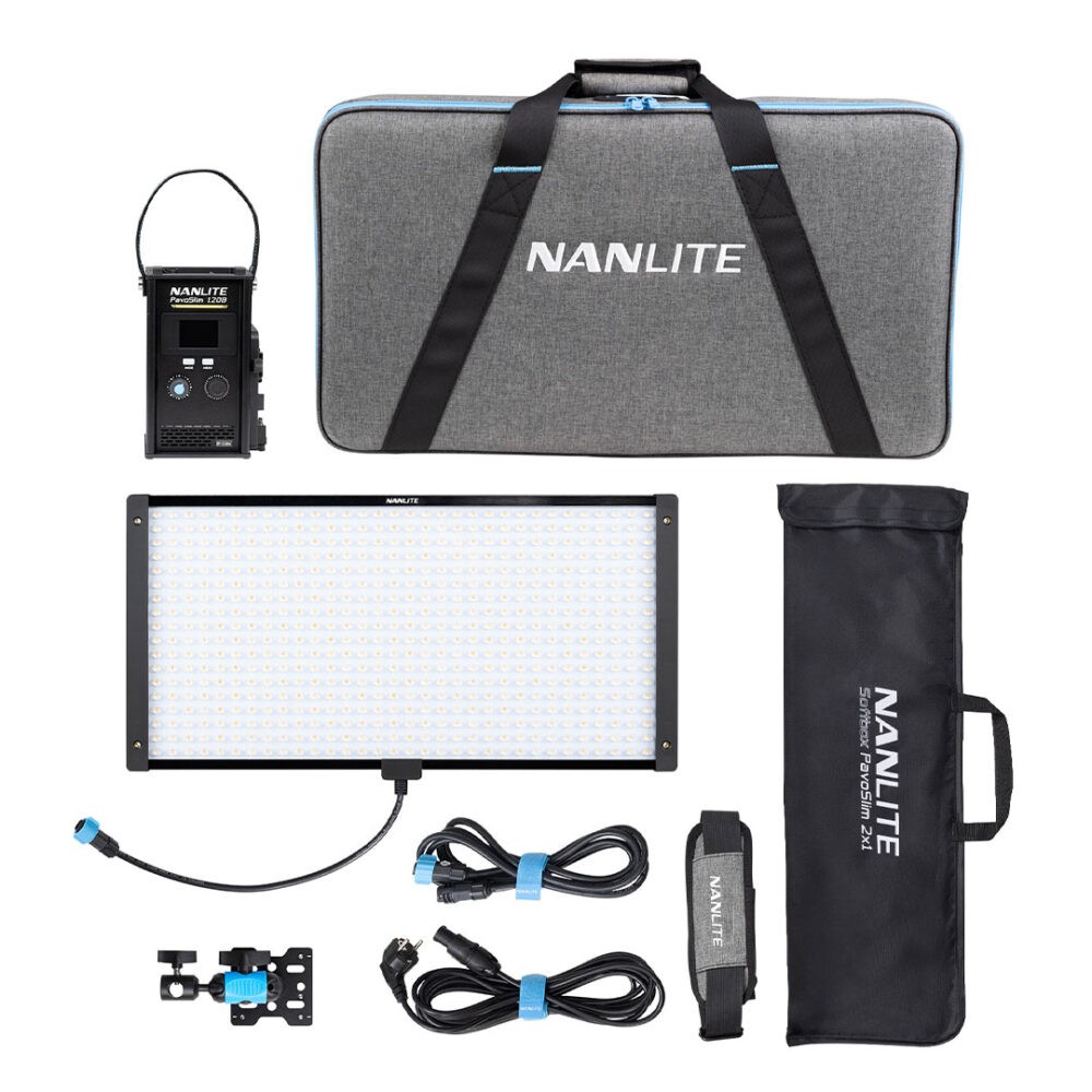 Nanlite PavoSlim 120B 2×1 Bicolour LED Panel Light - Equipment Rental 