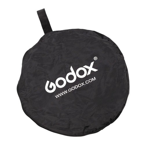 Godox RFT-02 - 2-in-1 zilver-wit reflector disc 60x90cm - Apparatuur Verhuur