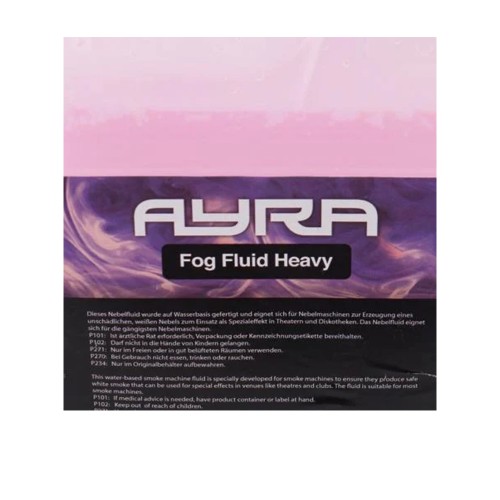 Ayra Fog Fluid Heavy 5 liter rookvloeistof - Equipment Rental