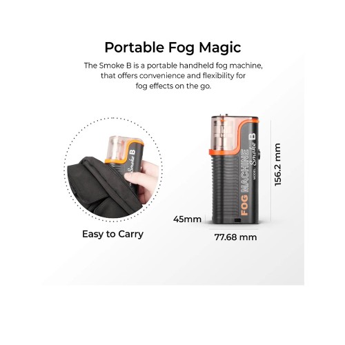 Smoke B 40W Portable Hand-Held Fog Machine - Equipment Rental