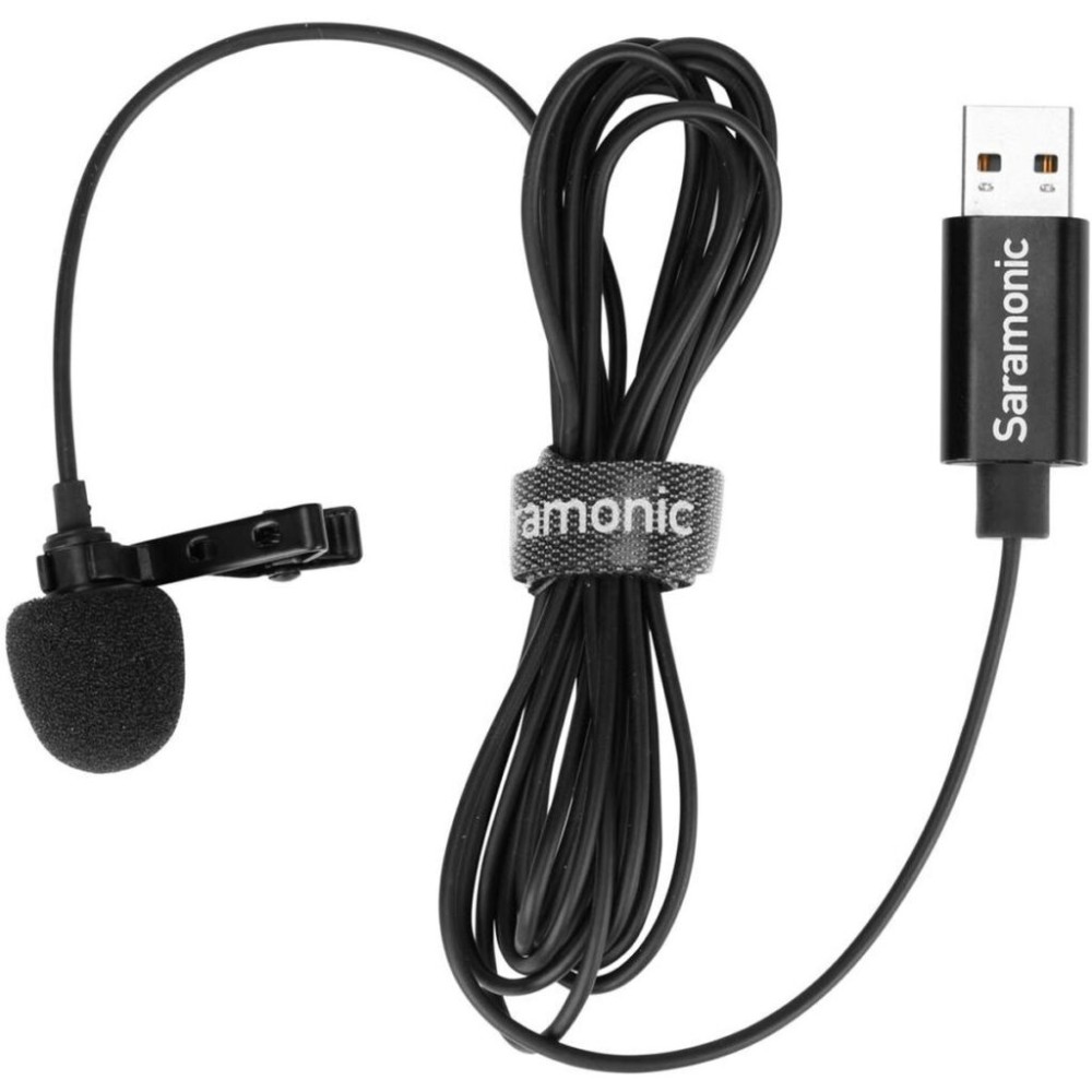 Saramonic USB-A Laverlier Clip-On Microphone - Equipment Rental 