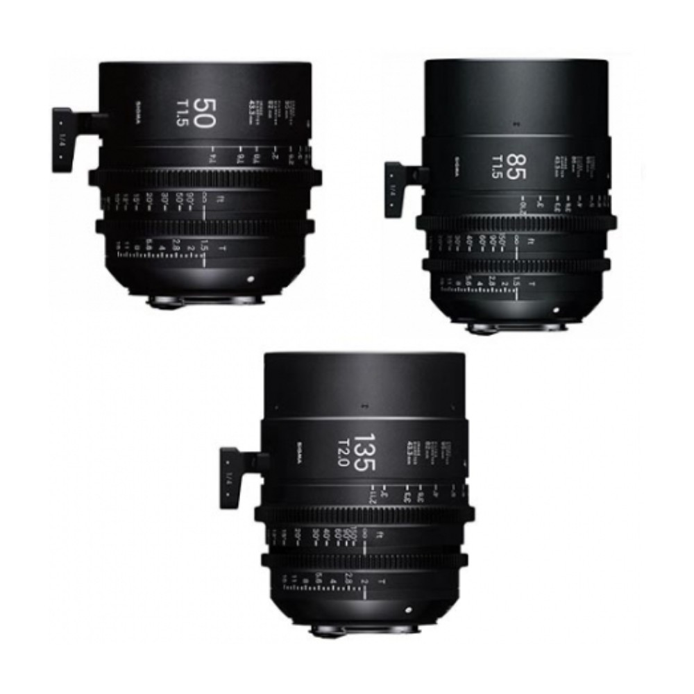 Sigma FF 50/85/135mm Lens Kit - Apparatuur Verhuur 