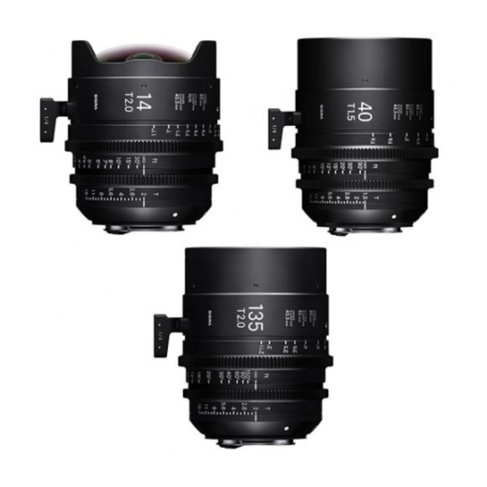 Sigma FF 14, 40, 135mm Kit