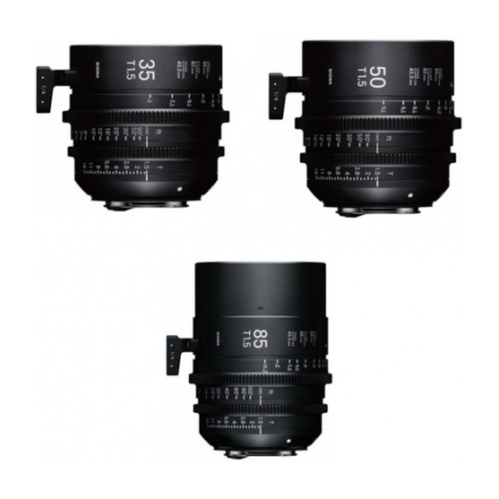 Sigma Full Frame 35/50/85mm Lens Kit - Apparatuur Verhuur 