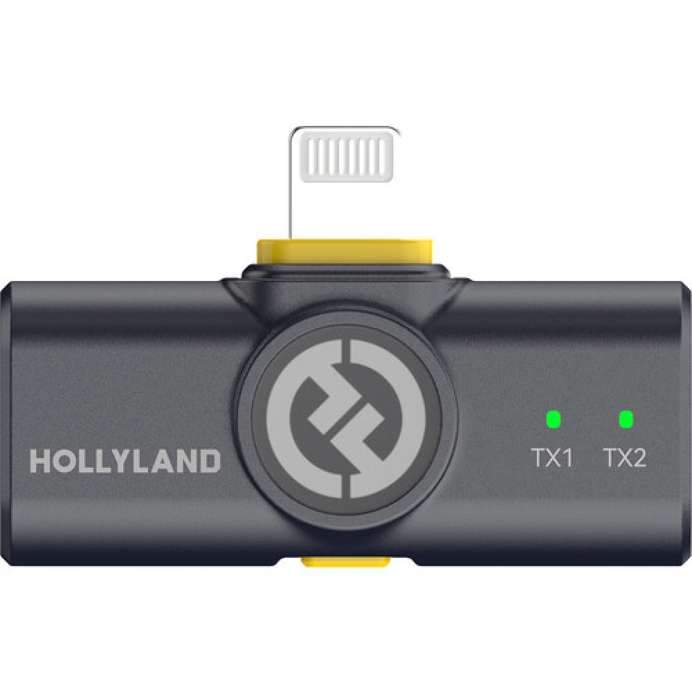 Hollyland LARK M2 DUO with Lightning Connector (Shine Charcoal)