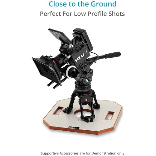 Proaim Heavy-Duty Cinema Camera Hi-Hat with Octagonal Board (100mm) - Equipment Rental