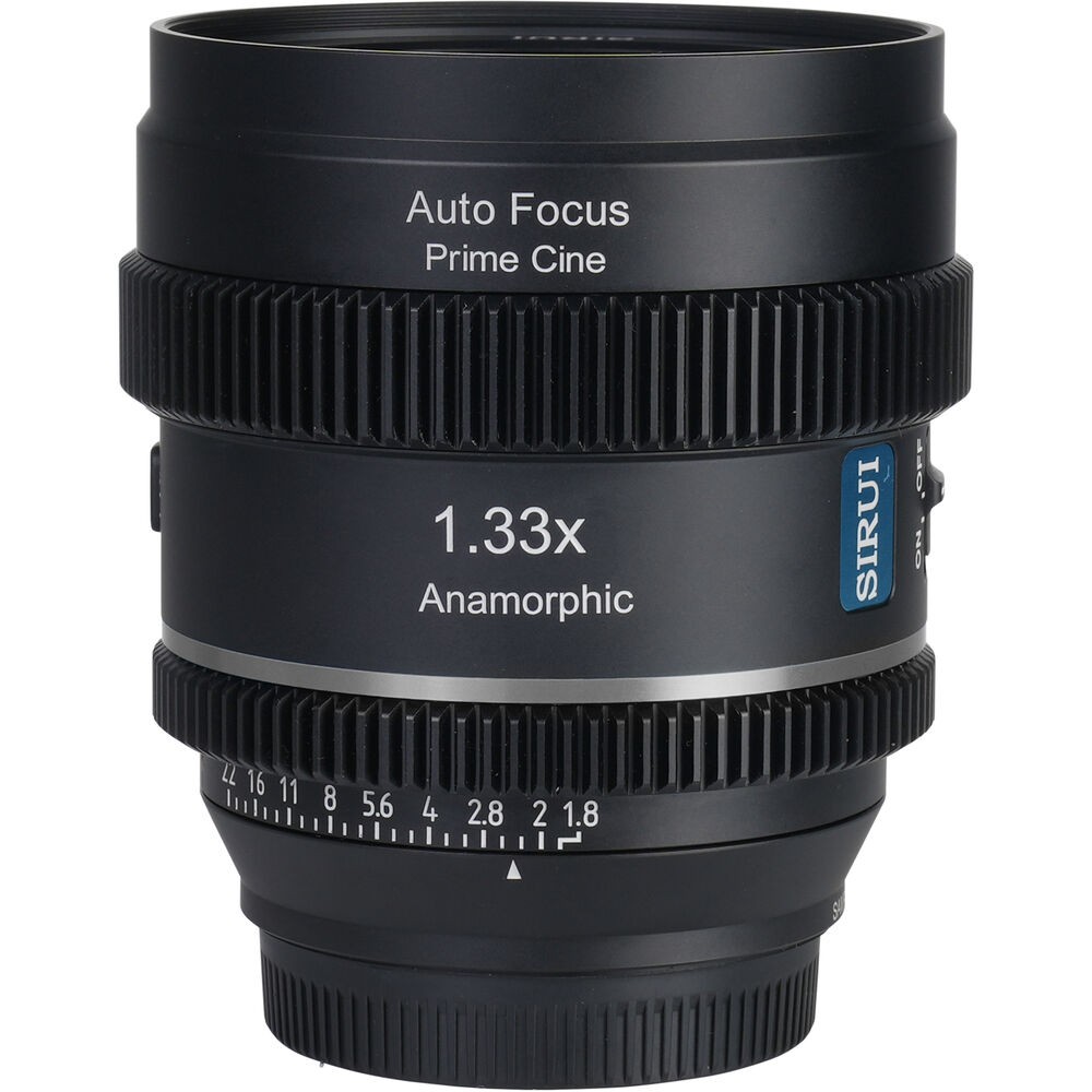 SIRUI 20mm T1.8 1.33X S35 AF Anamorphic Lens (E mount, Neutral Flare)