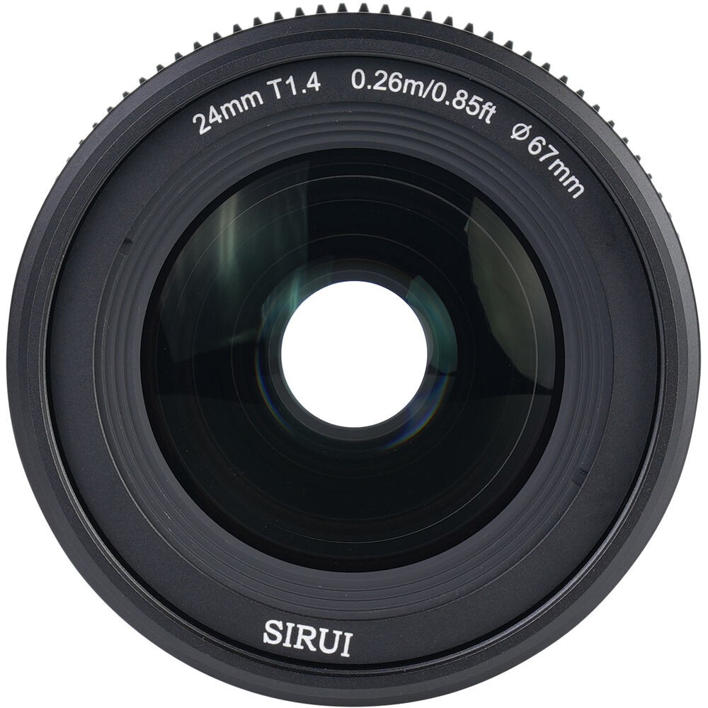 SIRUI Vision Prime 1 Series 24mm T1.4 FF Cine Lens (Interchangable Mount, Black)