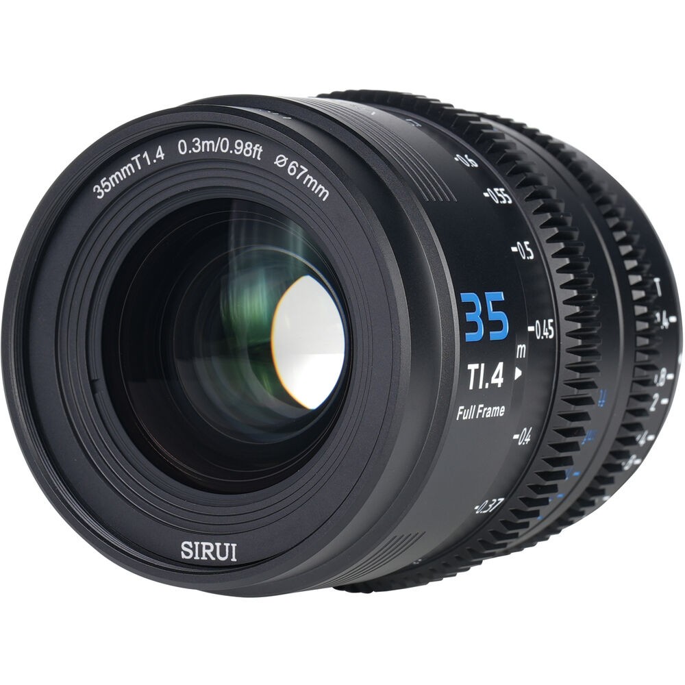 SIRUI Vision Prime 1 Series 35mm T1.4 Full Frame (Interchangable Mount, Black)