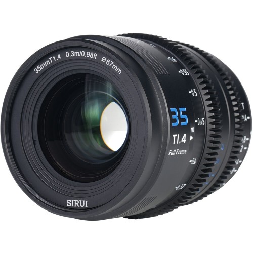 SIRUI Vision Prime 1 Series 35mm T1.4 Full Frame (Interchangable Mount, Black) - Equipment Rental