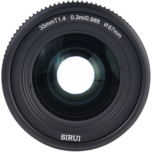 SIRUI Vision Prime 1 Series 35mm T1.4 Full Frame (Interchangable Mount, Black) - Equipment Rental