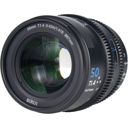 SIRUI Vision Prime 1 Series 50mm T1.4 FF Cine Lens (Interchangable Mount, Black) - Equipment Rental