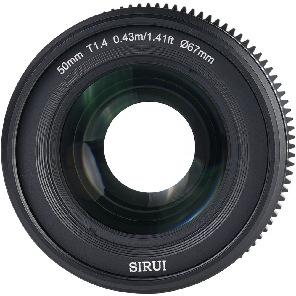 SIRUI Vision Prime 1 Series 50mm T1.4 FF Cine Lens (Interchangable Mount, Black)