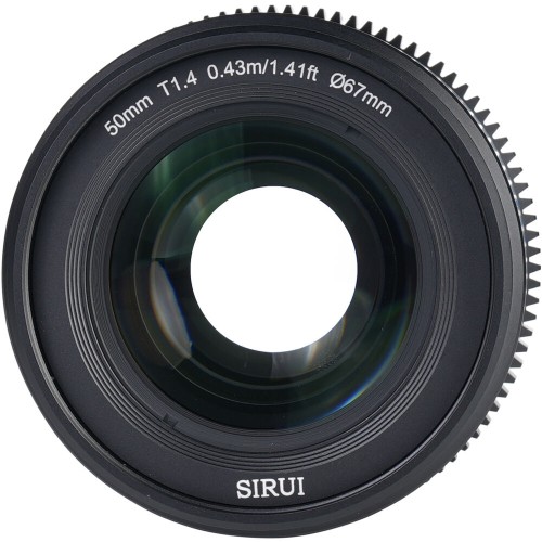 SIRUI Vision Prime 1 Series 50mm T1.4 FF Cine Lens (Interchangable Mount, Black) - Equipment Rental