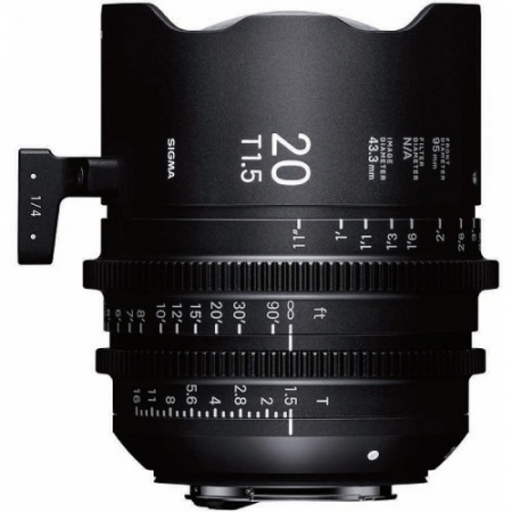 Sigma FF 20mm T1.5 - Equipment Rental 