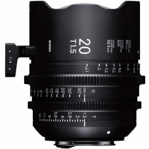 Sigma FF 20mm T1.5 - Apparatuur Verhuur